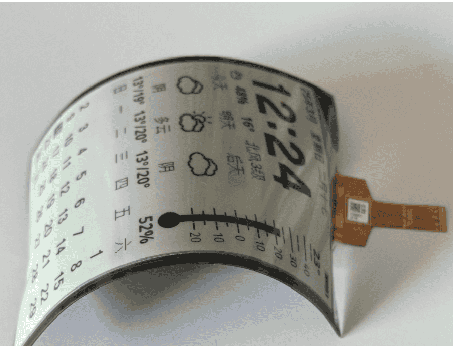 6.8寸柔性墨水屏黑白电子纸eink原装16灰度超快刷新TTL39pin接口ET068SC1可弯曲防摔电子书用