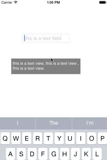 iOS文本编辑控件UITextField和UITextVie