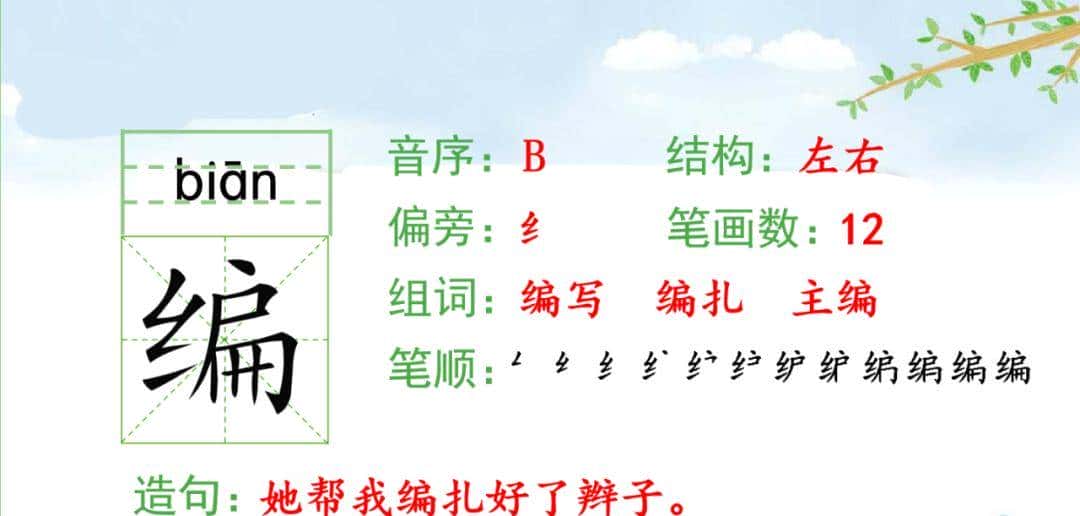 二年级下册语文课文22《小毛虫》图文详解及同步练习