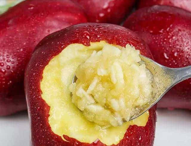 我决定了…后来家里苹果就这么吃!巨巨巨好吃!