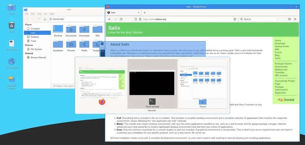 基于Slackware的Salix 15发布：搭载Xfce 4.16和Linux 5.15.63