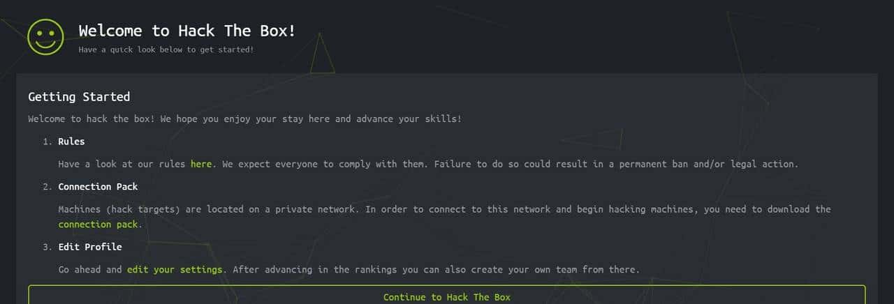 三十七，Web渗透提高班之hack the box在线靶场注册及入门知识