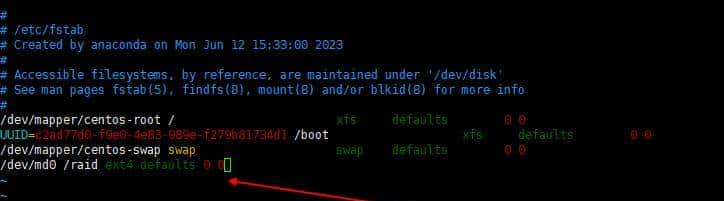Linux中的RAID配置