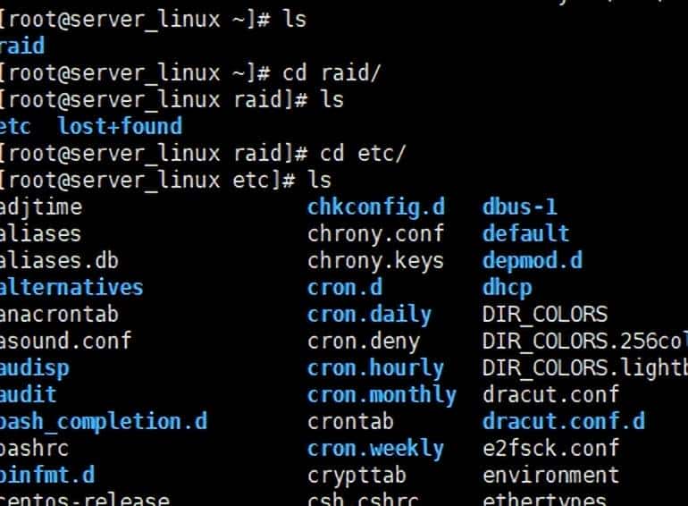 Linux中的RAID配置