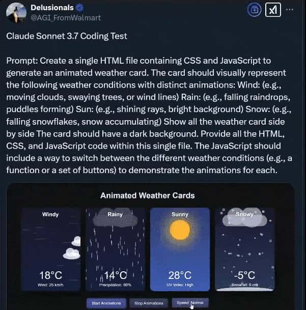 实测Claude 3.7：3200行代码一口气输出，弱智吧已失守