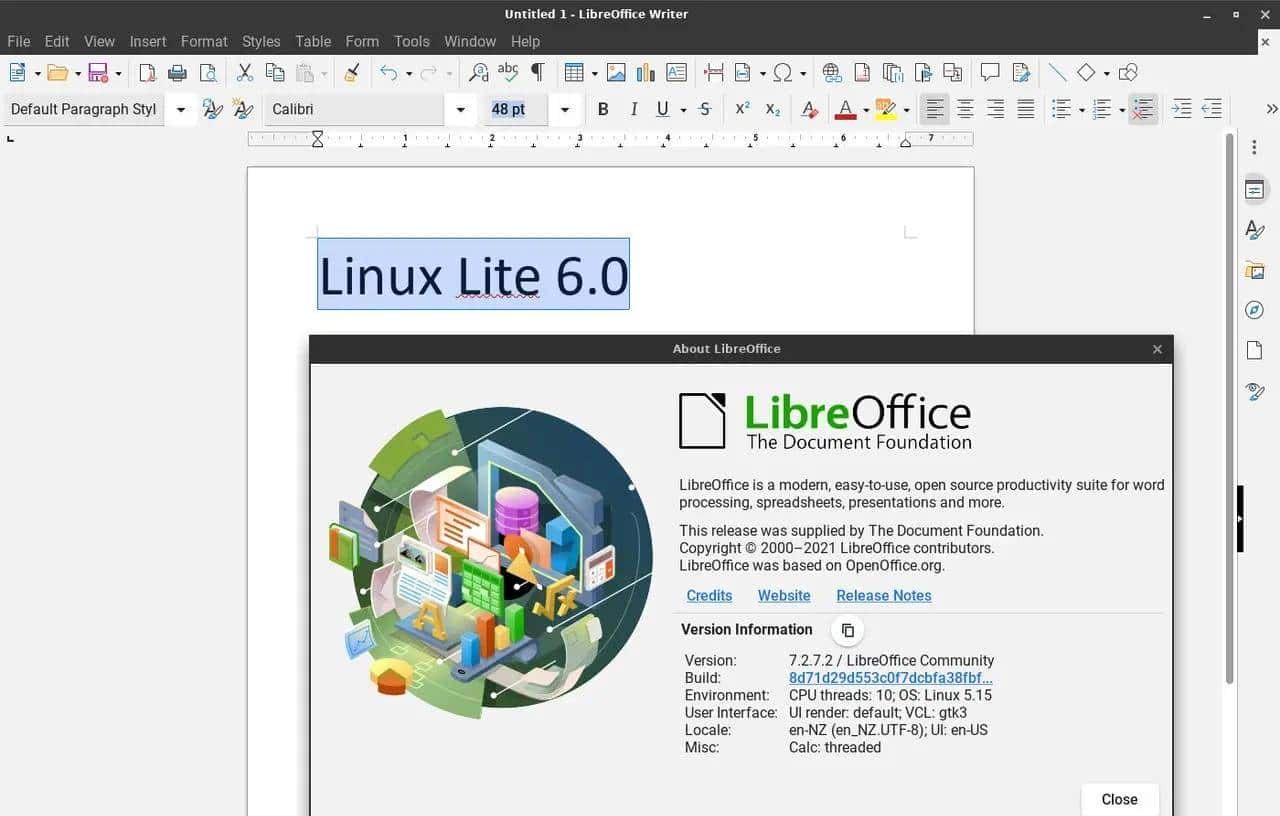 基于Ubuntu的Linux Lite 6.0发行版正式发布