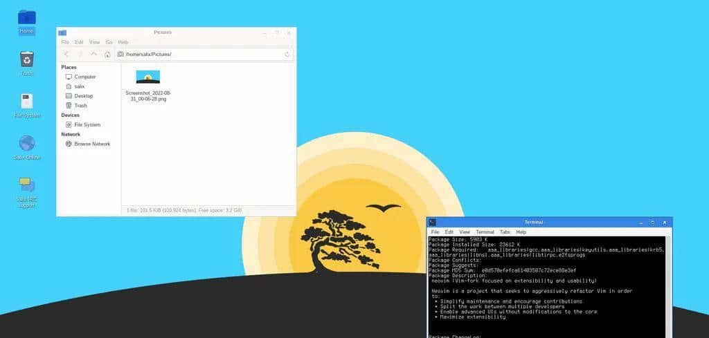 基于Slackware的Salix 15发布：搭载Xfce 4.16和Linux 5.15.63