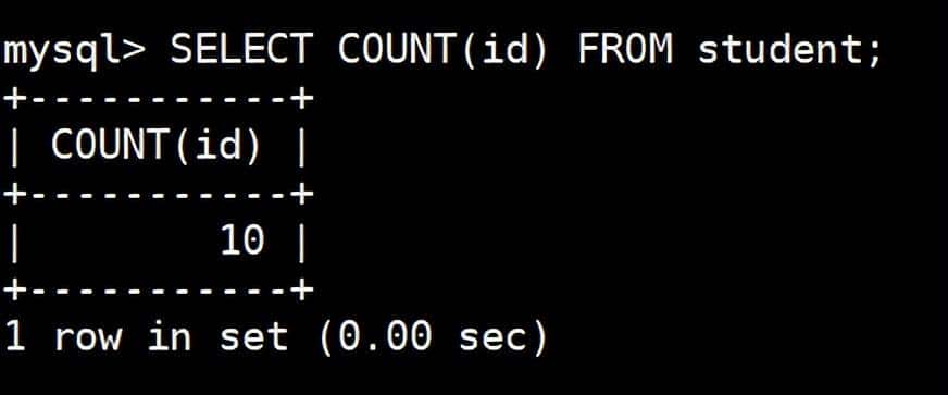 25《MySQL 教程》聚合函数(AVG、COUNT、SUM)