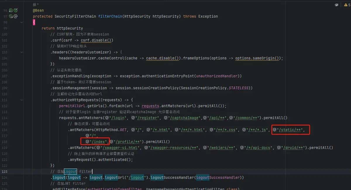 RuoYi vue 前后端分离版本合并打成一个jar包，不通过nginx访问前端
