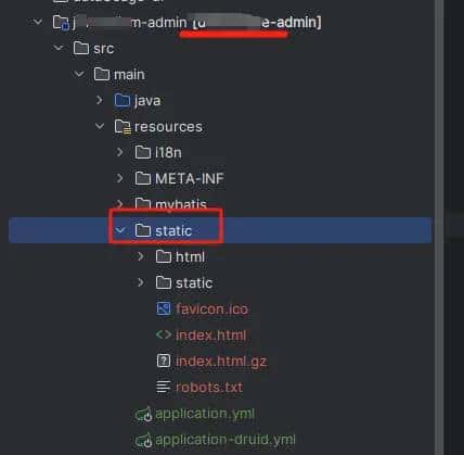 RuoYi vue 前后端分离版本合并打成一个jar包，不通过nginx访问前端