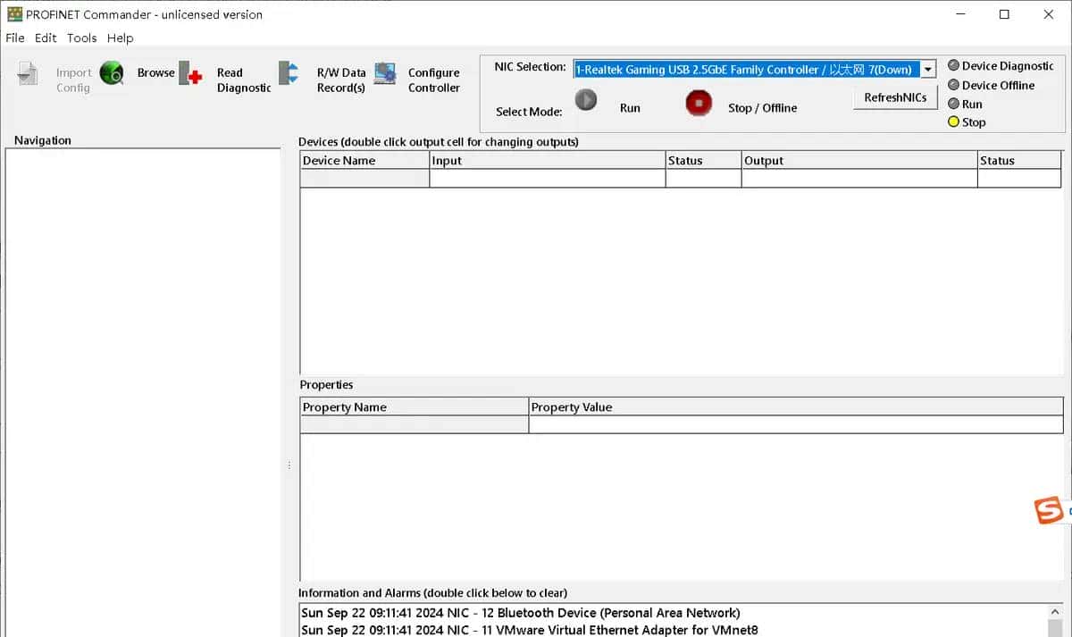 2025-09-22 西门子 tia 博图 通过 profinet 搜索不到plc解决办法
