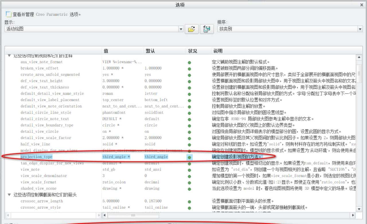 CREO2.0二维工程图流程