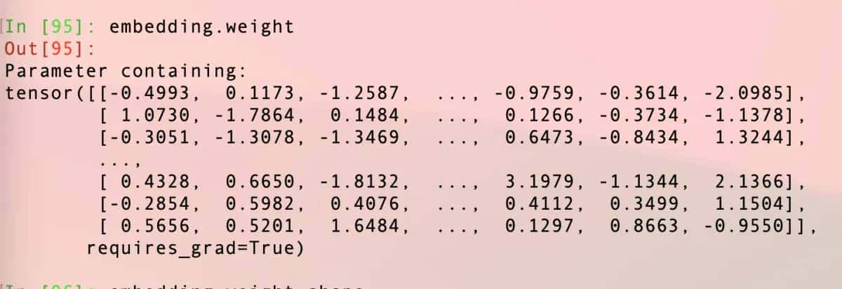 PyTorch nn.Embedding做了什么