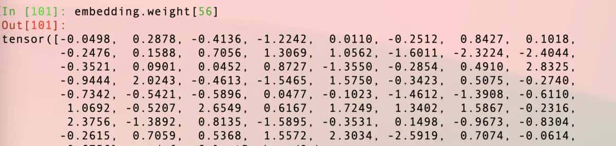 PyTorch nn.Embedding做了什么