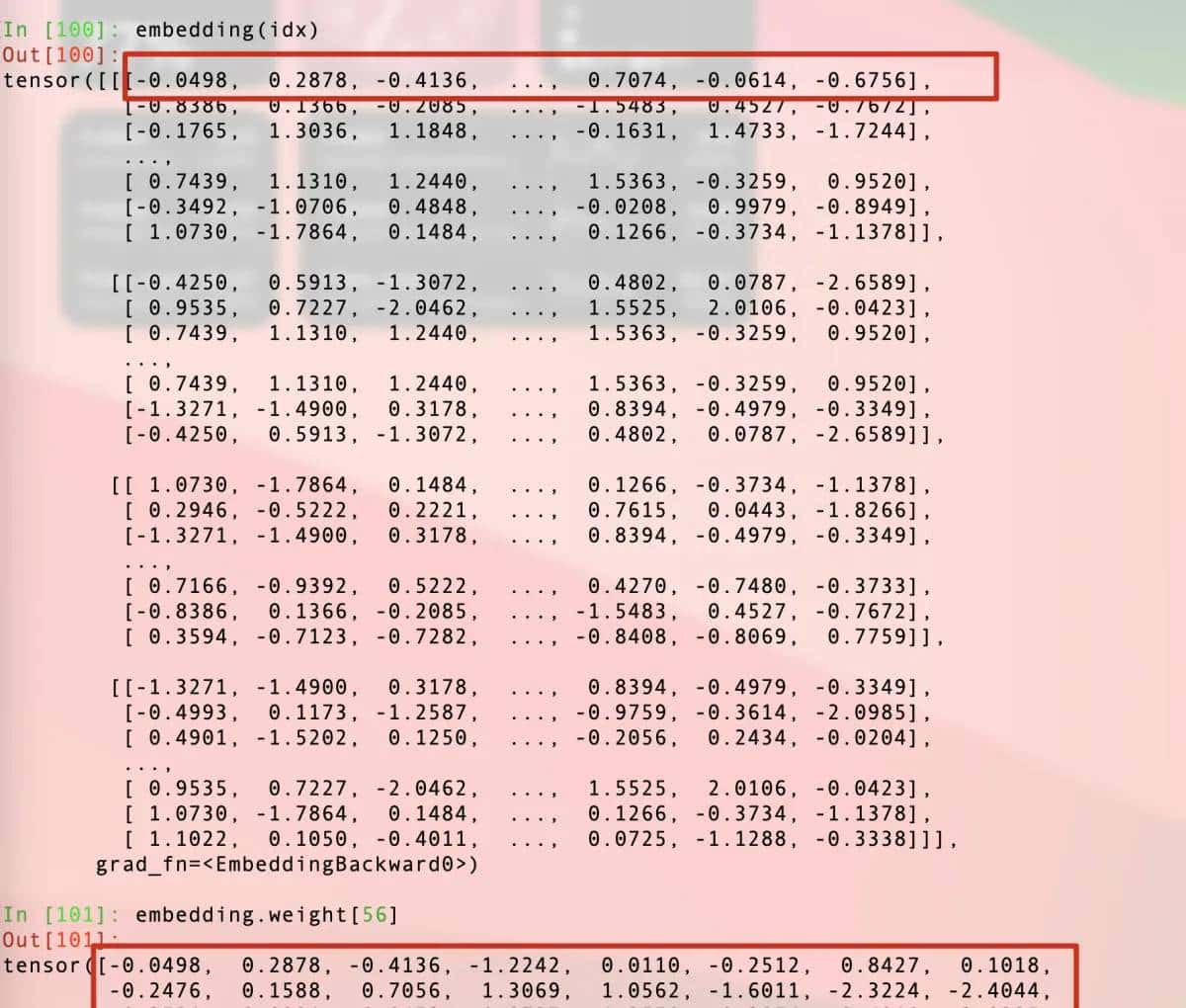 PyTorch nn.Embedding做了什么