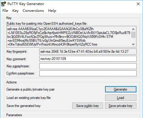 tortoisegit添加ssh key,生成ppk私钥