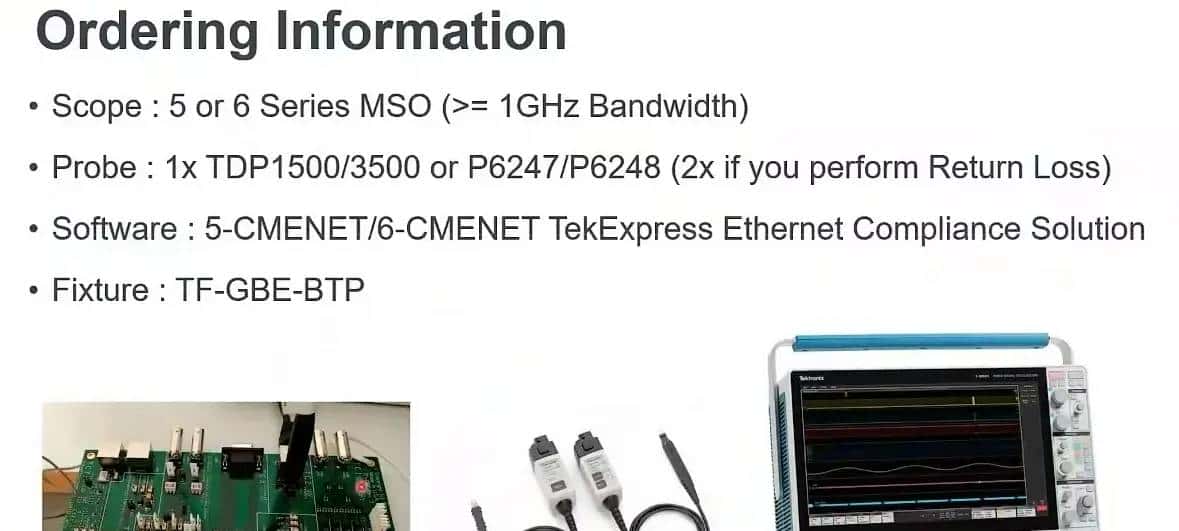 Ethernet PHY Test Solution