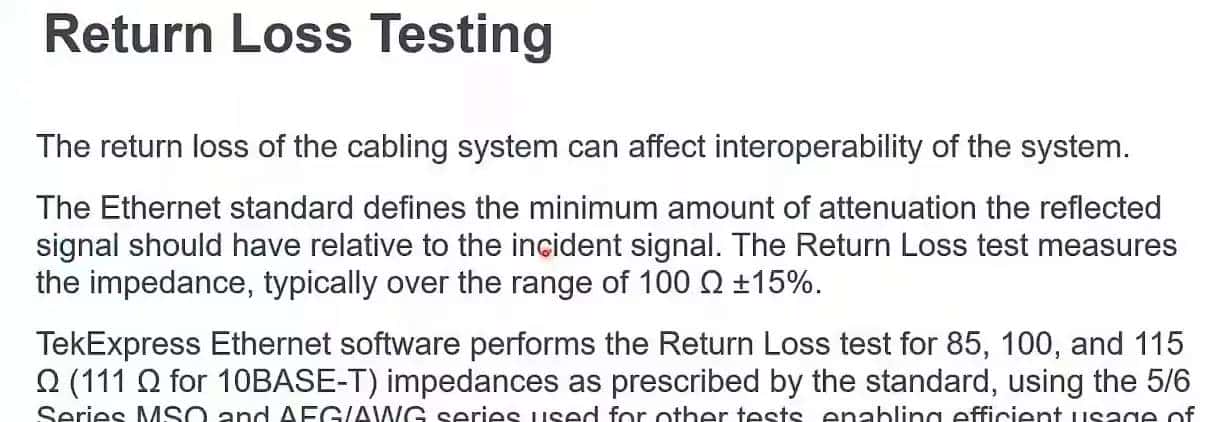 Ethernet PHY Test Solution
