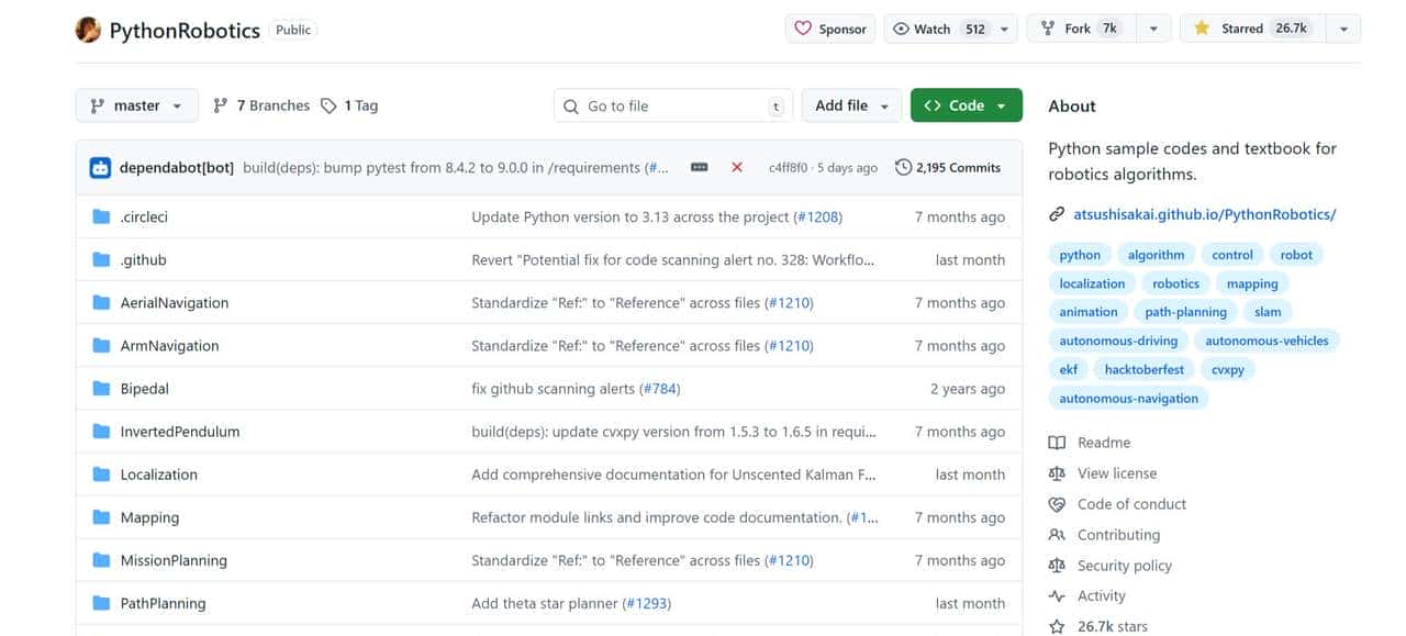 学做机器人！PythonRobotics：机器人算法学习的全能教科书