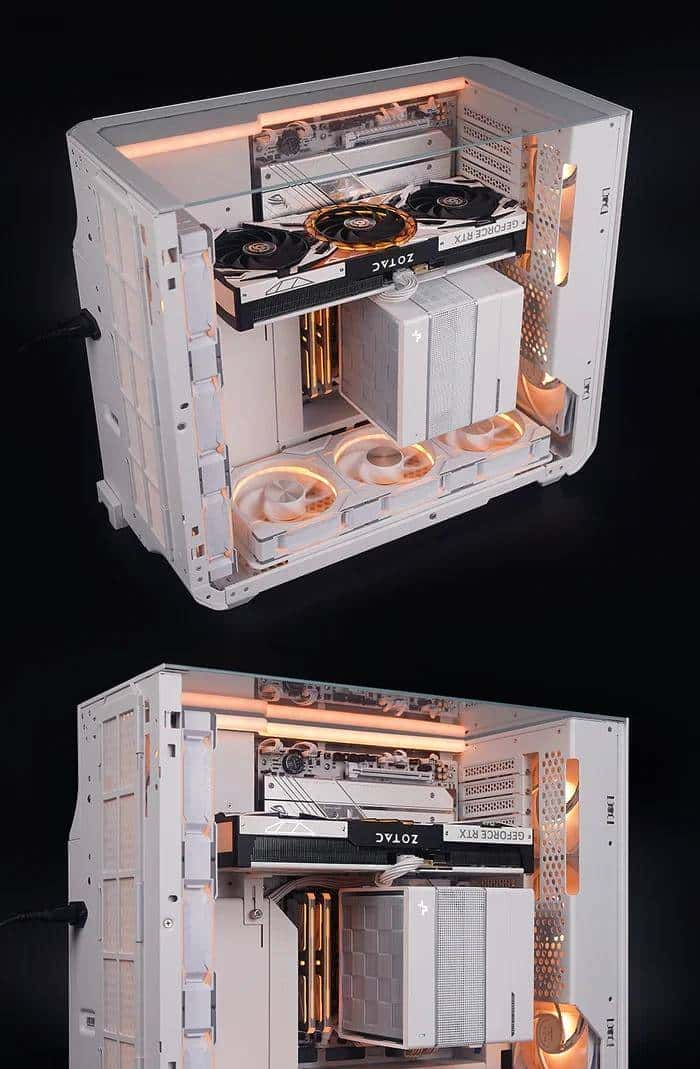 让主板I/O接口触手可及! SSUPD 星舰 Xhuttle 右侧形态装机方案展示