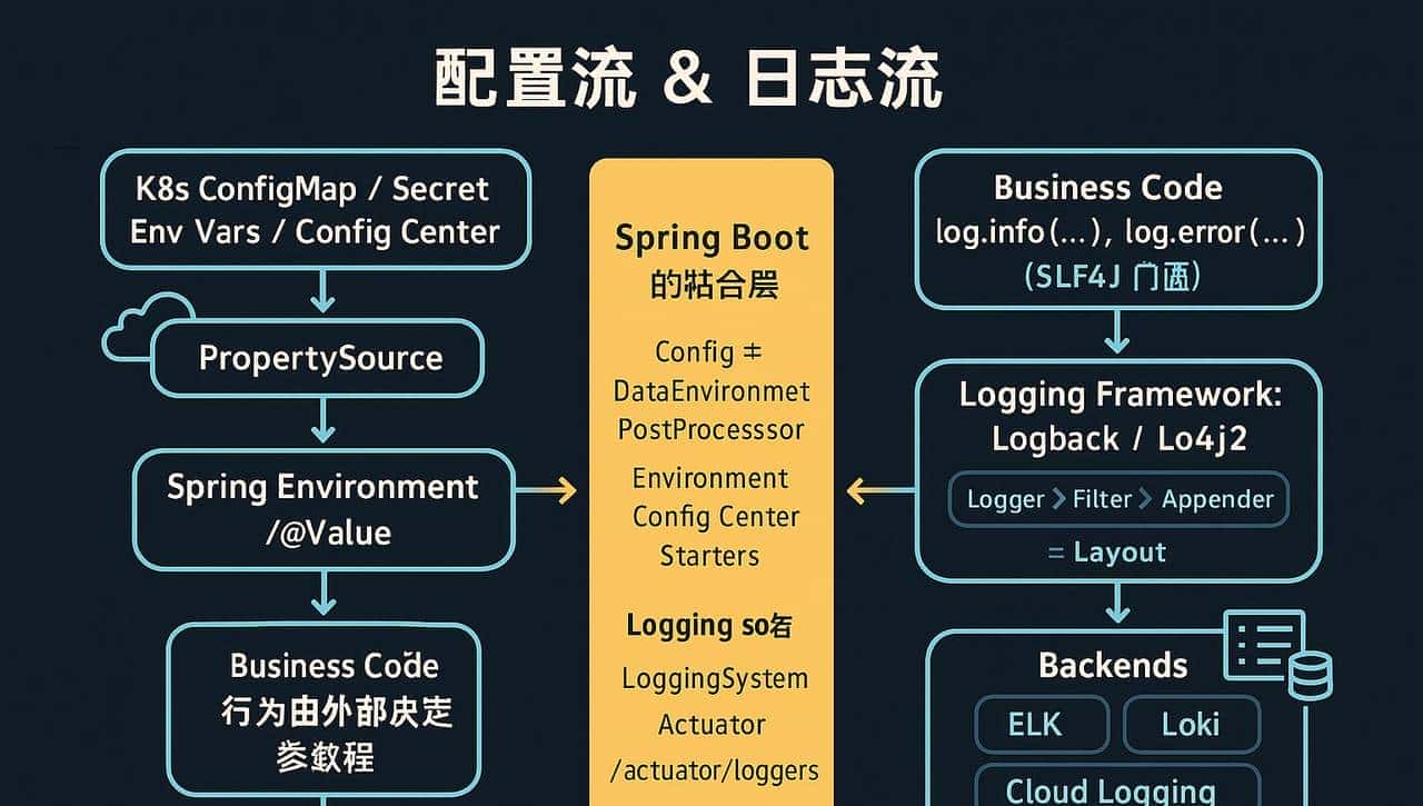 从配置到日志：Java / Spring 在云原生时代的配置管理与日志体系