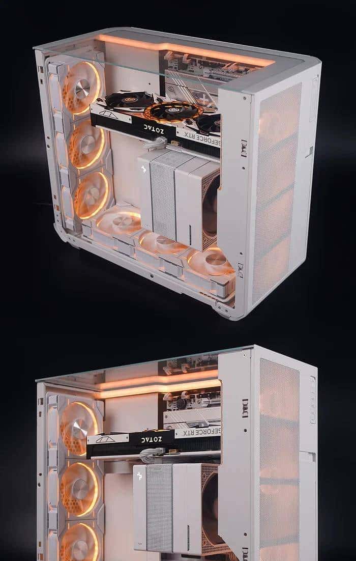 让主板I/O接口触手可及! SSUPD 星舰 Xhuttle 右侧形态装机方案展示