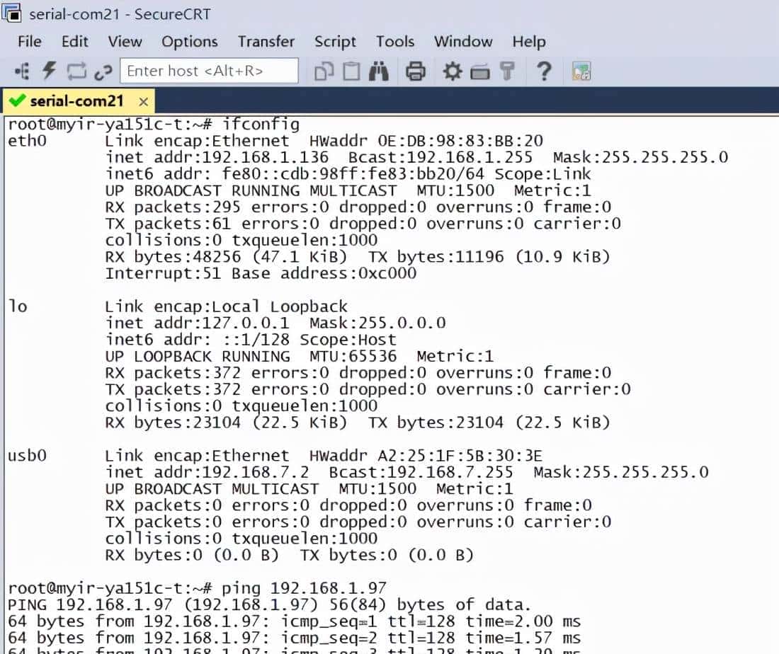 米尔MYD-YA15XC-T评测ST开发板测评