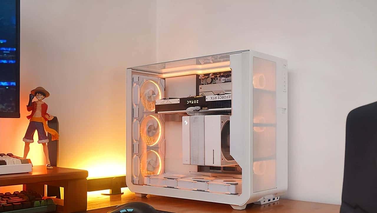 让主板I/O接口触手可及! SSUPD 星舰 Xhuttle 右侧形态装机方案展示