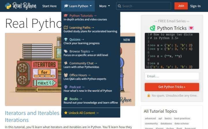 学Python必逛的10个技术网站