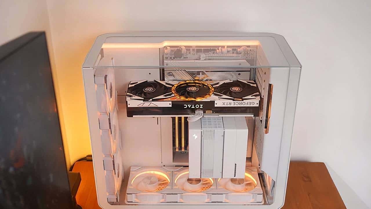 让主板I/O接口触手可及! SSUPD 星舰 Xhuttle 右侧形态装机方案展示