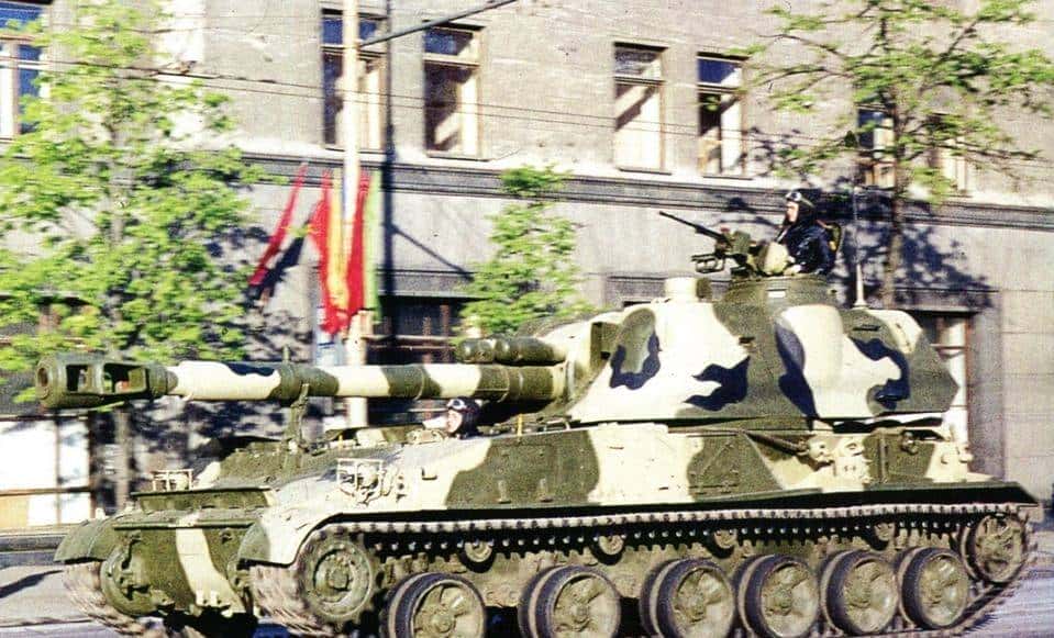 武器科普 苏联2S3自行火炮及部分衍生车型