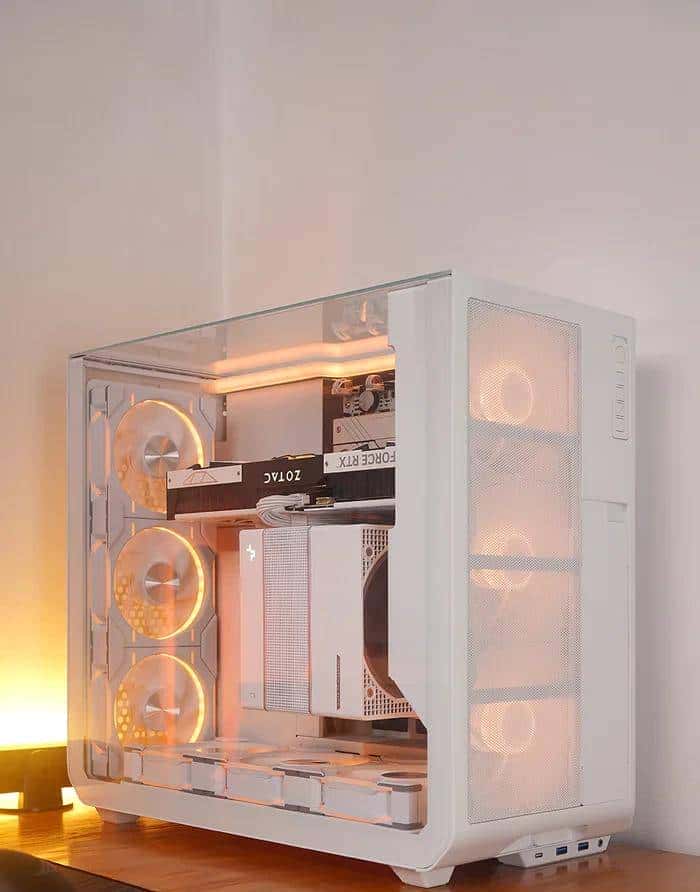 让主板I/O接口触手可及! SSUPD 星舰 Xhuttle 右侧形态装机方案展示