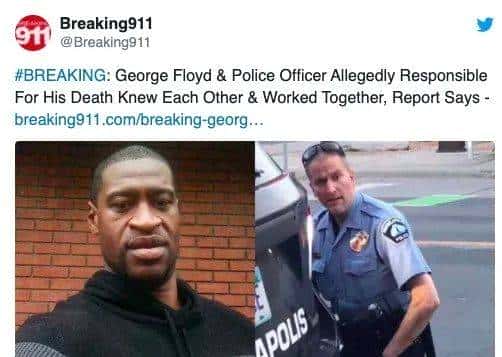 “跪死”黑人的警察被起诉谋杀，妻子选择离婚！起诉书里描述了当天的一切