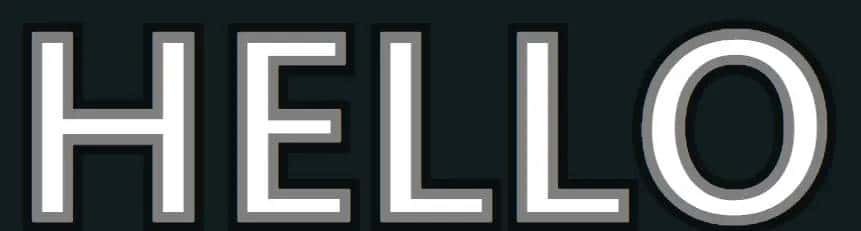 CSS制作渐变描边等文字特效