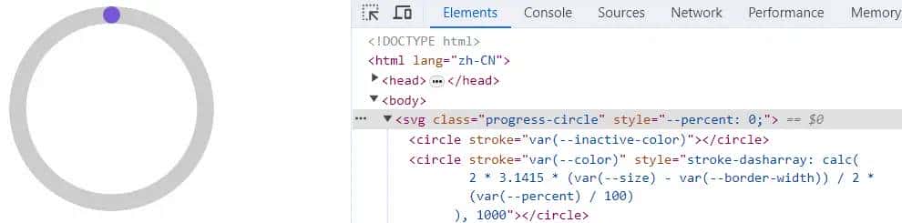 用 CSS+SVG 做一个优雅的环形进度条
