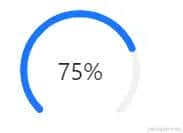 用 CSS+SVG 做一个优雅的环形进度条