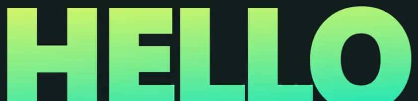 CSS制作渐变描边等文字特效