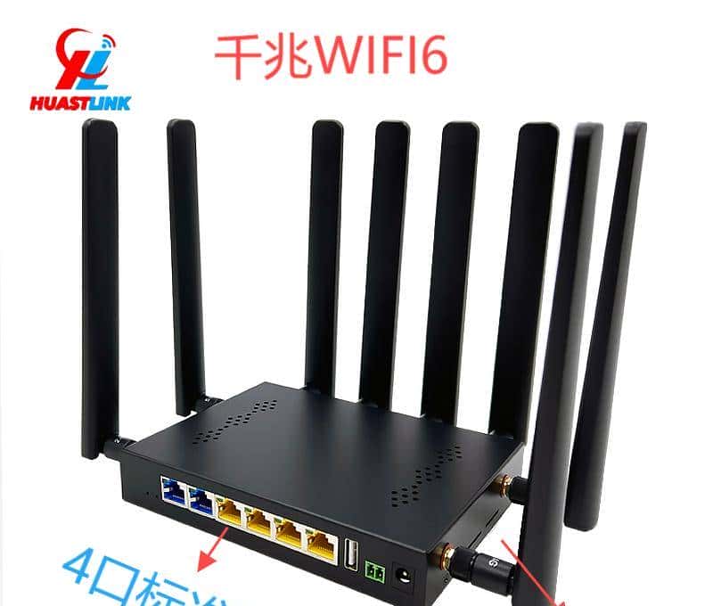 4口POE路由器支持双SIM卡4G5G插卡双频WIFI多组网方式供电摄像头