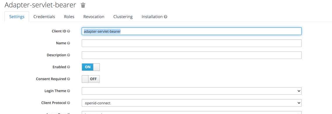 Keycloak Servlet Filter Adapter使用