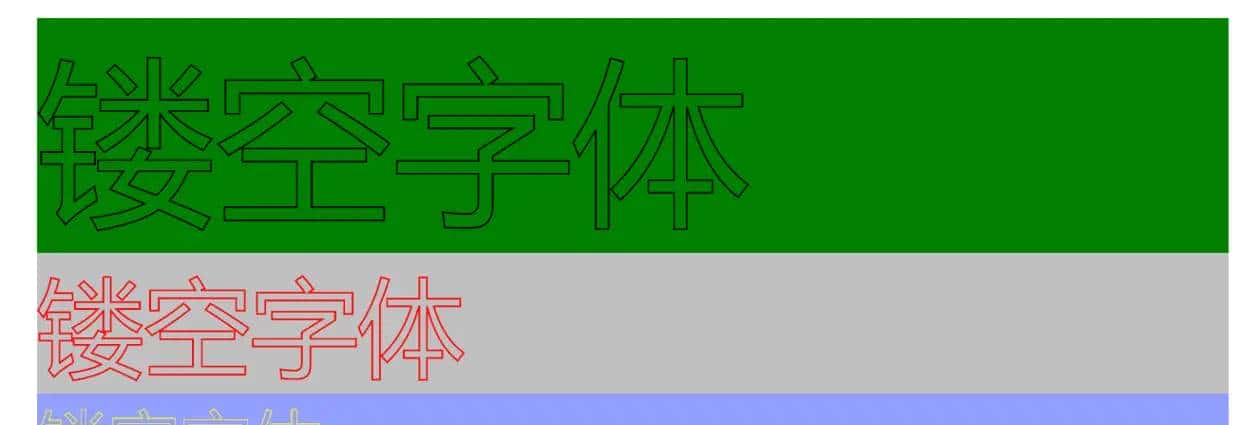 css的text-stroke属性