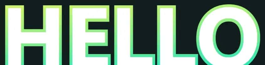 CSS制作渐变描边等文字特效