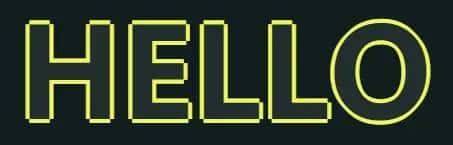 CSS制作渐变描边等文字特效