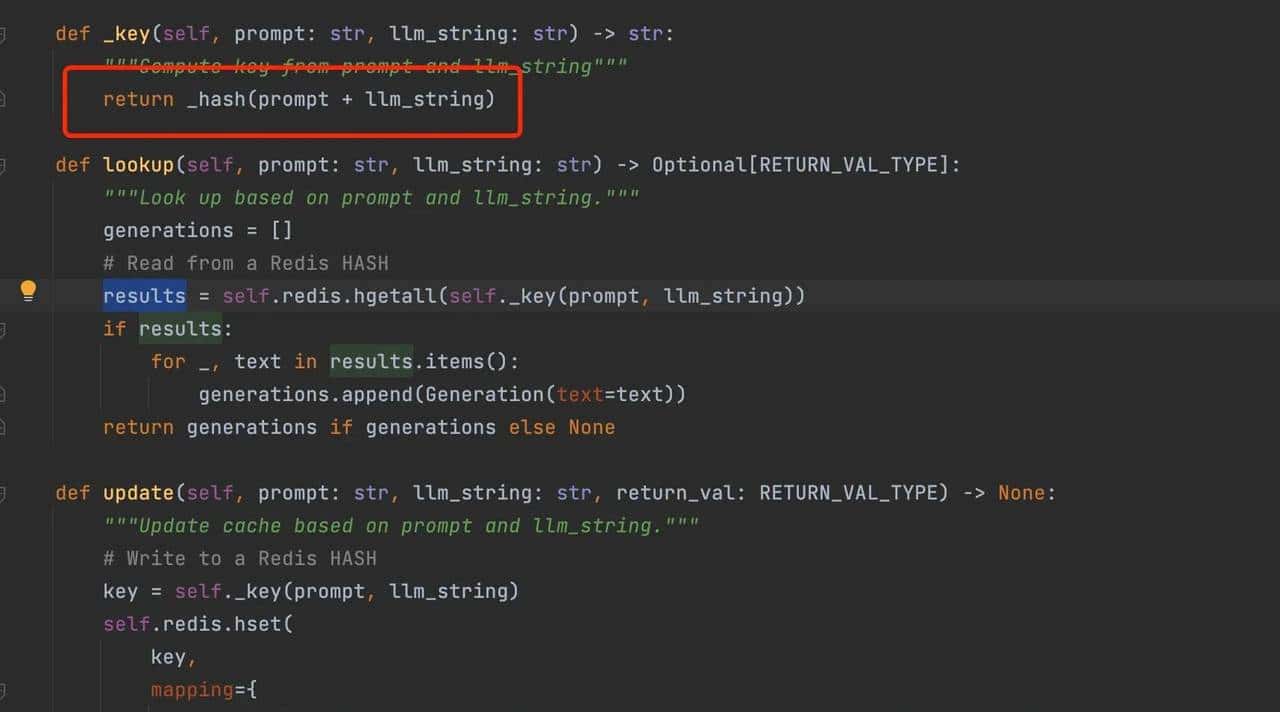Langchain之大模型Cache缓存