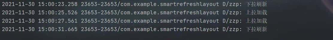 上拉刷新,下拉加载框架---SmartRefreshLayout