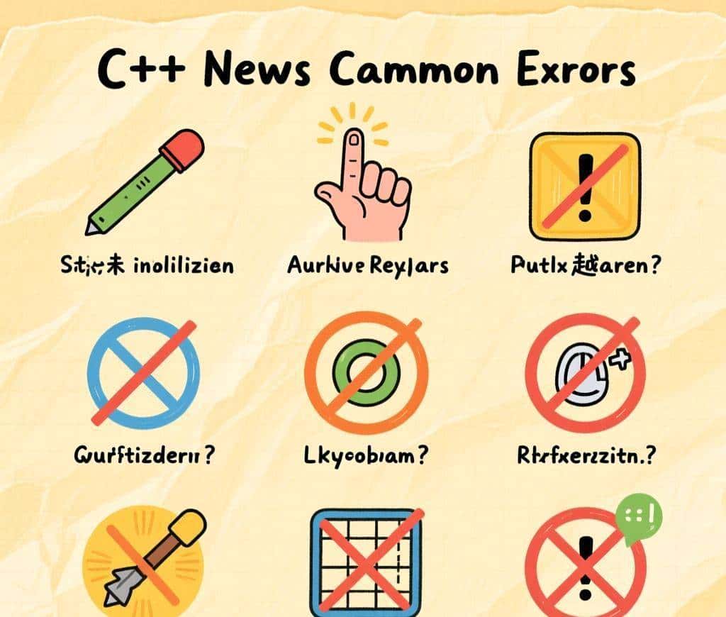 C++新手最常犯的8个低级错误!第3个几乎人人踩坑