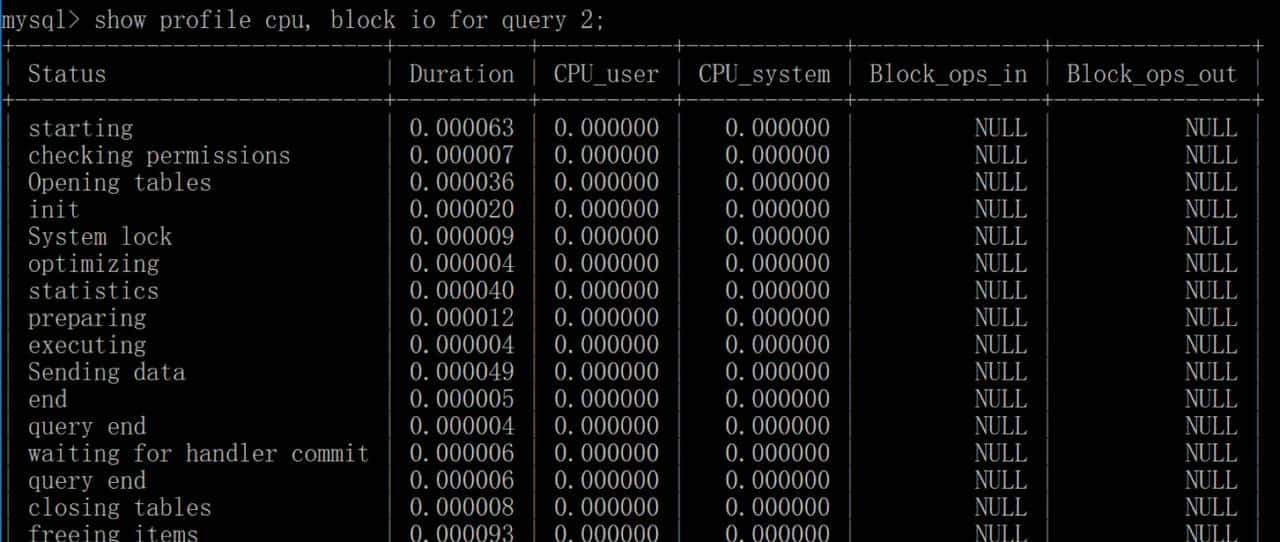SQL必知必会(SQL性能分析)