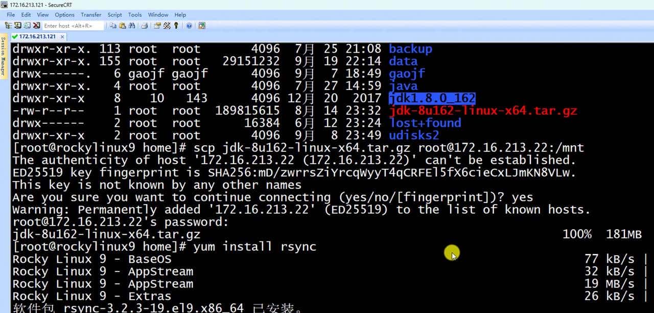 rsync与scp的区别与不同使用场景