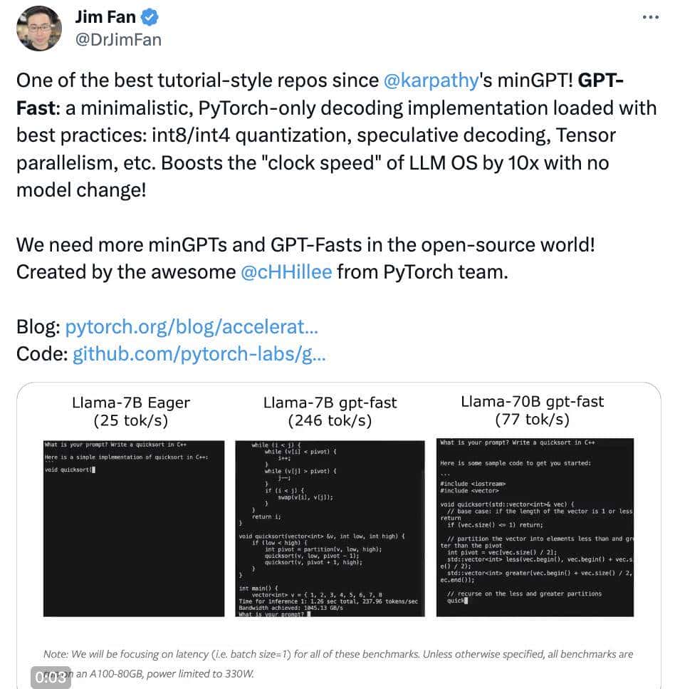 PyTorch造大模型“加速包”,不到1000行代码提速10倍!