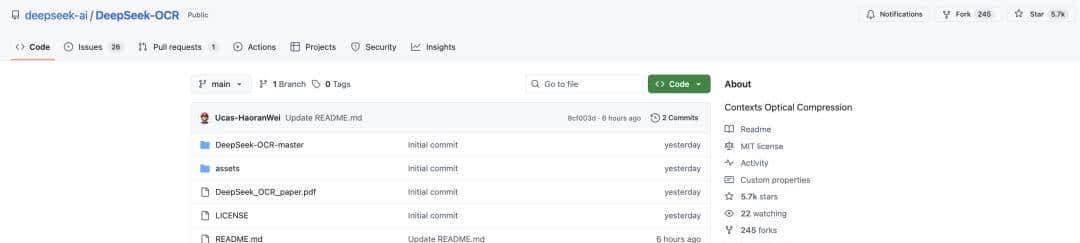 DeepSeek新模型“杀疯了”！用视觉压缩文字，开源即获5.7k Star，Karpathy直呼：Tokenizer必须被淘汰