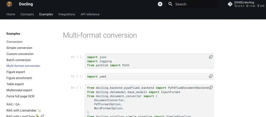 12.6K Star！AI开发者必备！文档解析的超级神器：Docling。